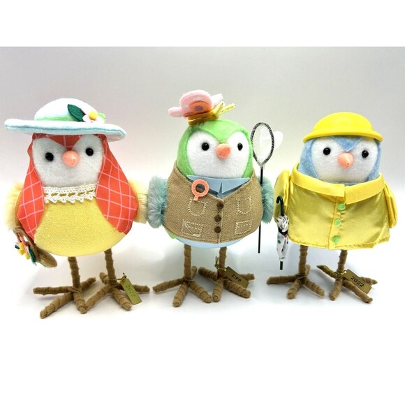 Target Spritz Birds 2022 Spring Featherly Friends Primrose Zipp Splash LOT OF 3 - Picture 2 of 16